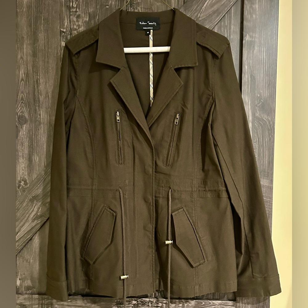 Eden Society Olive Utility Jacket